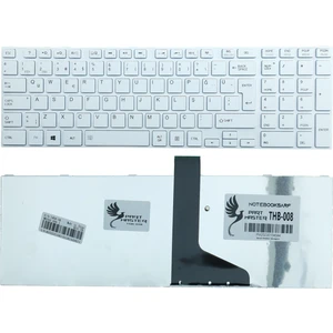 Toshiba Satellite C850D, C855D, C870D, C875D Klavye (Beyaz)
