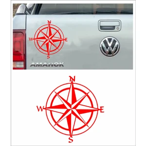 Sticker Usta Pusula 4x4 Offroad Adventure Kamp Araba Oto Karavan Motosiklet Sticker 00080