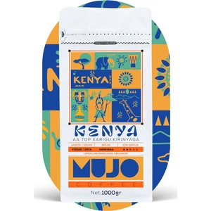 Mujo Coffee Kenya Aa Top Karigu, Kirinyaga Çekirdek Kahve 1000 gr