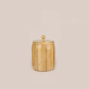 Bambu Kapaklı Kavanoz 9X12CM