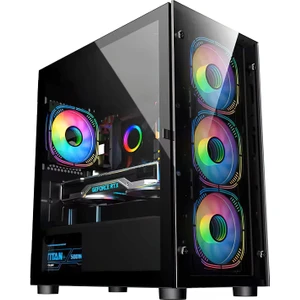 IZOLY N13S Ti Intel Core i5 3470 16GB 256SSD RX580 8GB Masaüstü Oyun Bilgisayarı