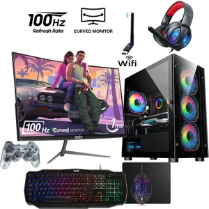 Lotus X i5-4570 16GB 256GB SSD RX580 24'' Oyuncu Masaüstü Bilgisayarı