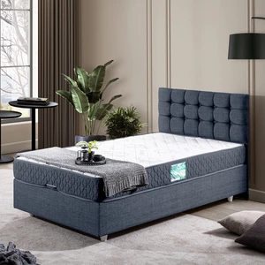 Venedik Tek Kişilik Baza Başlık Comfort Yatak Seti - Lacivert