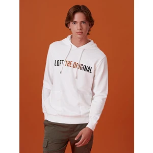 Beyaz Erkek Sweatshirt LF 2030979