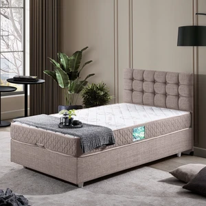 Venedik Tek Kişilik Baza Başlık Comfort Yatak Seti - Kahve