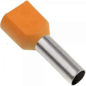 4mm Izoleli Çift Girişli Kablo Yüksükleri 200 Adet