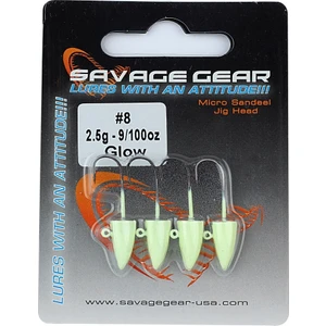 Savage Gear Lrf Micro Sandeel Jighead 2.5gr #8 4 Adet Glow Zoka