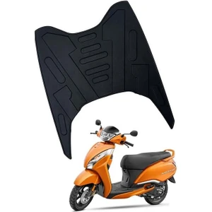 Moto Express Tvs JUPITER125 2023-2024 Kauçuk Lastik Alt Basamak Paspas Aksesuar Siyah