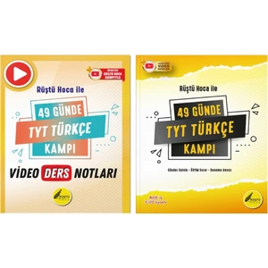 Rüştü Hoca Yayınları 49 Günde TYT Türkçe Video Ders Notları – Türkçe Kampı