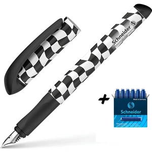 Schneıder Sıs Voıce Dolma Kalem Siyah & Schneıder 6'lı Mavi Kartuş