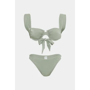 Açelya Okcu Premium Askı Detaylı Themıs Fit Kadın Bikini Üstü
