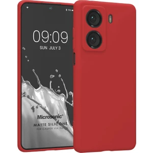 Matte Silicone Casper Via X40 Kılıf Kırmızı