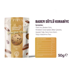 Ceylan Glütensiz Badem Sütlü Kurabiye 50 gr