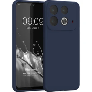 Matte Silicone Infinix Note 40 4g Kılıf Lacivert