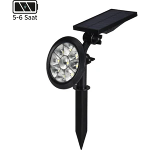 MX-9010 18W LED Solar Kazıklı Bahçe / Çim Armatürü Amber