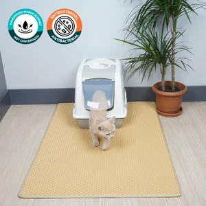 Eva Türkiye 100x110 cm Kedi Tuvaleti Önü Paspası Kedi Kumu Paspası