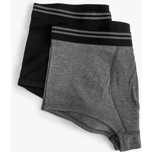 2'li Slip Boxer Seti Çok Renkli