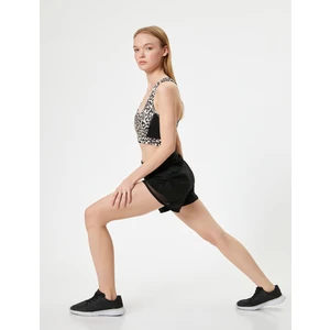 Spor Şort Relax Fit Beli Lastikli