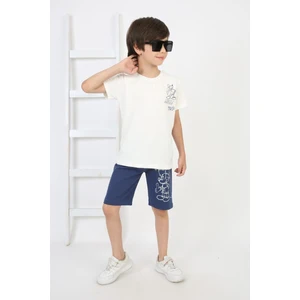 Erkek Çocuk Tam Kalıp Şort Takım 2506-LB