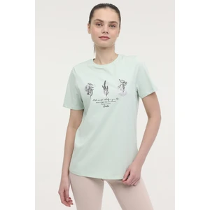 WL ADELISA-B 11GFK300 4FX Yeşil Kadın Kısa Kol T-Shirt