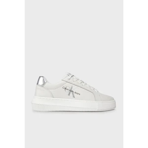 Calvin Klein Logolu Deri Sneaker Ayakkabı Kadın Ayakkabı Yw0Yw01224 Ybr