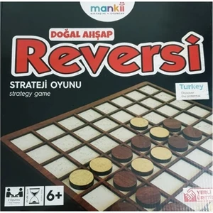 Mankii Reversi Ahşap Strateji Oyunu