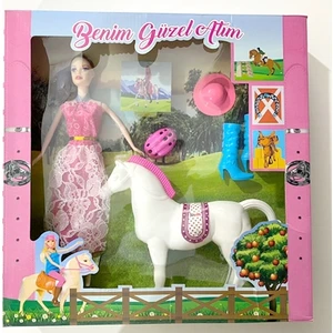 Nazar Toys Atlı Bebek Aksesuarlı Kutulu Atl-60