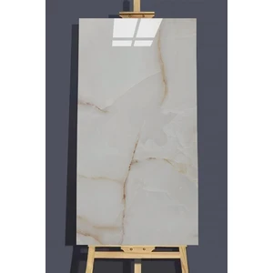 30X60 cm Sarı Gold Mermer Desenli Kendinden Yapışkanlı Seramik Köpük Banyo Pvc Duvar PANELI-6017