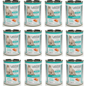 La Vital Tahılsız Somonlu Kedi Konservesi 400 Gr. x 12 Adet