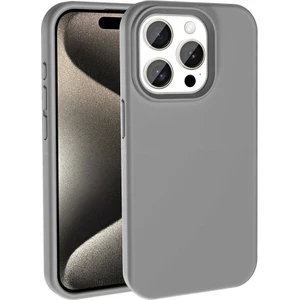 iPhone 15 Pro Kılıf Darbe Emici Yumuşak Leke Tutmaz Pastel Renk Silinebilir Magsafe Silikon Kapak