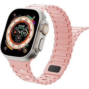 Apple Watch Uyumlu 42 44 45 49MM Uyumlu Mıknatıslı Ultra Sağlam Silikon Kordon