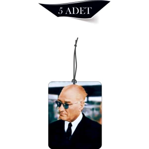 By Meyla Bymeyla Atatürk Temalı 5'li Oto Kokusu ve Oto Aksesuarı