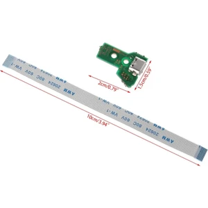 Aren Bilişim Ps4 Uyumlu Kol Şarj Soketi JDS-040 + 12 Pin Flex