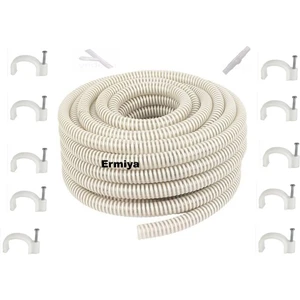 Tüm Klimalara Uyumlu Klima Drenaj Tahliye Hortumu 10 Metre +10 Çivi Kroşe+2 Ek + Nipel Y