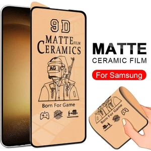 Samsung Galaxy S24 Plus Uyumlu Mat Seramik Ekran Koruyucu Parmak Izi Bırakmaz Nano Cam Koruma