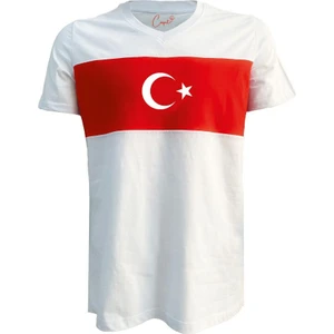 Pamuk Standart Kesim Milli Takım Forması V Yaka Tişört