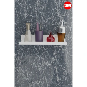 3m Ultra Güçlü Yapışkanlı Beyaz Mutfak&banyo Rafı, Çok Amaçlı Organizer Raf MT95B