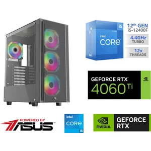 DDR5 GAMİNG PC / 8 GB RTX4060 Ti / i5 12400F (i5 12.NESİL) / 32 GB DDR5  RAM / 1 TB M.2 SSD /  WİN11 PRO