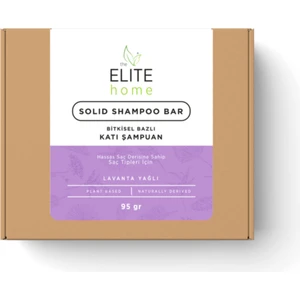 The Elite Home Bitkisel Katı Şampuan 95 gr Lavanta
