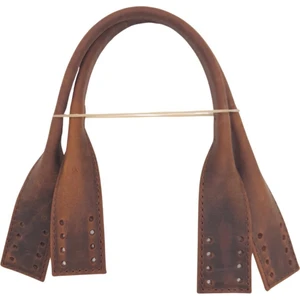 Angel Çanta Aksesuar Gerçek Deri Kısa Pelikan Model Çanta Sapı Crazy Oil Hardal Sarı Renk