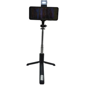 Q07 LED Işıklı Kumandalı  Çok Amaçlı Tripod Selfie Çubuğu Anroid Ios Uyumlu