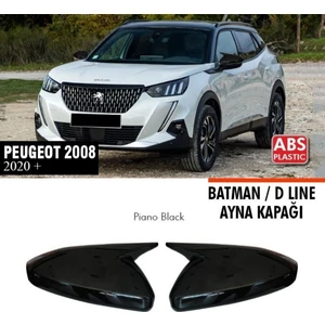 Nam Tuning Peugeot 2008 Batman Yarasa Ayna Kapağı Piano Black 2019+