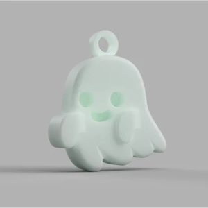 BYD3D Tekno 2'li Sevimli Hayalet Anahtarlık, Ghost Anahtarlık