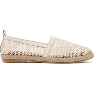 Kadın Krem Deri Espadril 24Sfd14116F