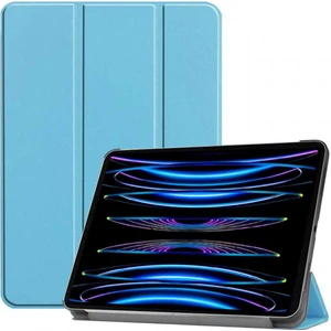 iPad Air 13 Inç M2 2024 Uyumlu Kılıf Kapaklı Standlı Arkası Sert Transparan Uyku Modlu