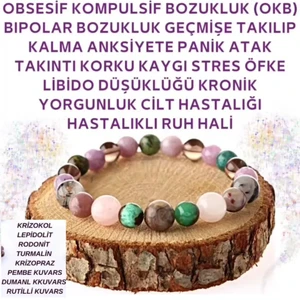 Gizemli Doğal Taş Bipolar Okb Anksiyete Huzur Sakinlik Takıntı Panik Atak
