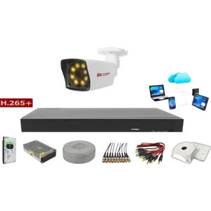 Yıldırım Group 1'li 5mp Sony LENSLİ+H265 Kayıt Cihazı Full Paket