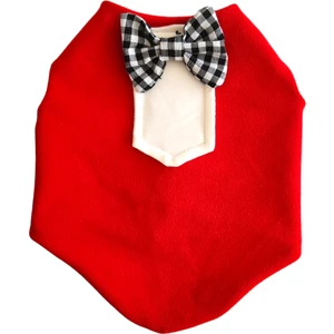 Kedi Köpek Kıyafeti Kırmızı Smokin