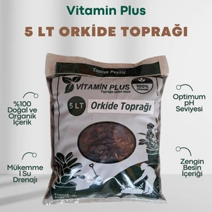 Vitamin Plus Orkide Toprağı 5 Lt Orkide Yetiştirme Toprağı
