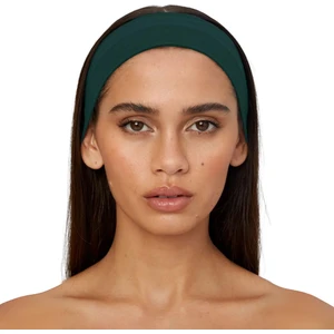 Salvia Dione Spor Saç Bantları - Elastik Kaymaz İnce Saç Ter Kafa Bandı Bandana, Kadın & Erkek Koşu Fitness Yoga Pilates Makyaj Yüz Yıkama Atletik Egzersiz Saç Bandı Koyu Yeşil